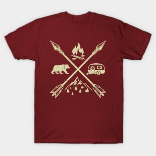 Crossed Arrows Camping T-Shirt